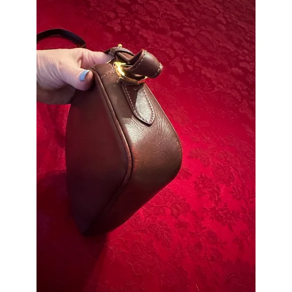 Cartier Bordeaux Leather Crossbody Bag - Picture 6 of 13